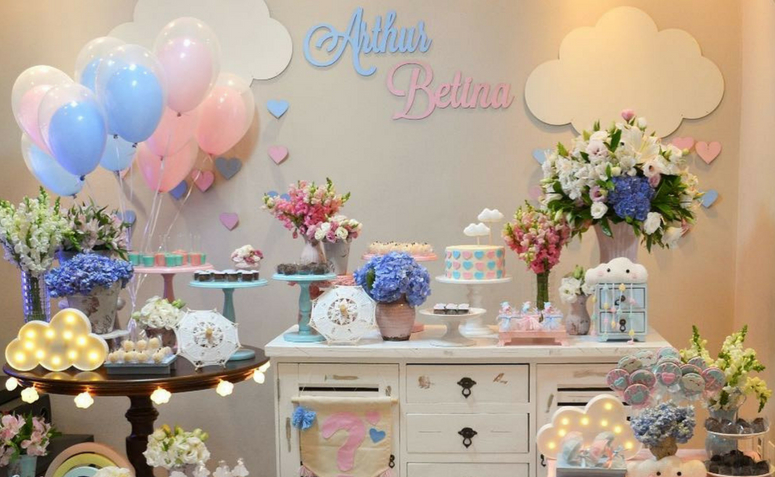 decoracao para baby cha
