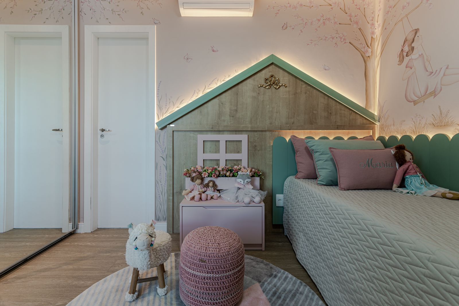 decoração quarto bebe feminino