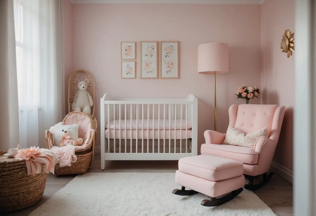 decoração quarto bebe feminino