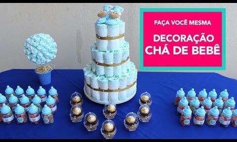 quanto custa decoração simples chá de bebê