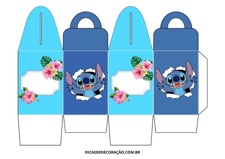 decoração stitch para imprimir grátis
