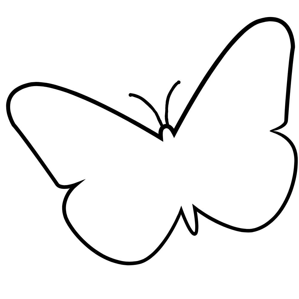 borboleta para imprimir em tamanho grande