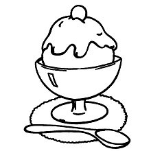 desenho de comida para colorir