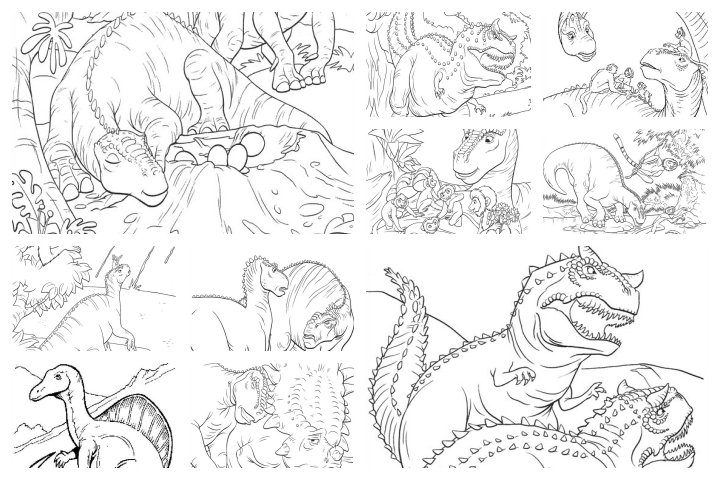 desenho de dinossauro baby para colorir