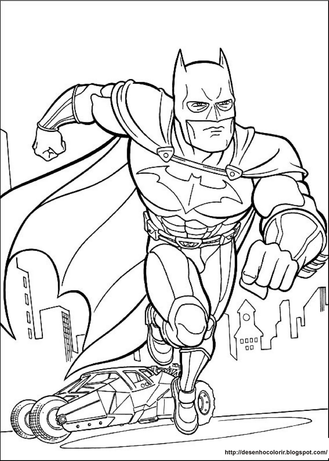 atividade de colorir para meninos