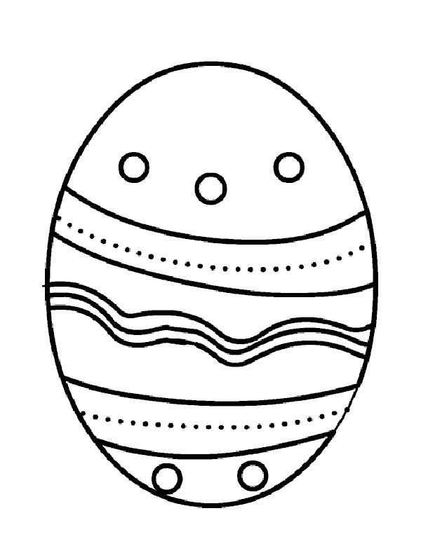 ovo de páscoa para imprimir e colorir infantil