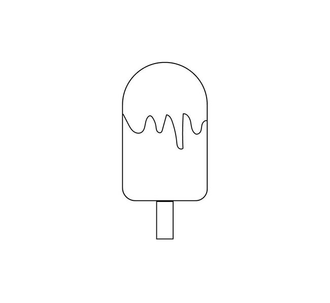 melhores desenhos de picolé para colorir