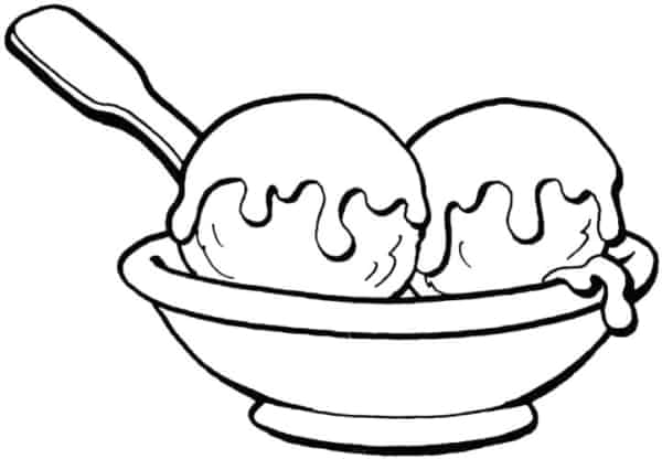 desenho de picolé de melancia para colorir