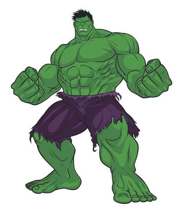 melhores desenhos do hulk para colorir em familia