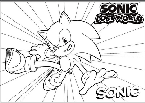 desenhos do metal sonic para colorir