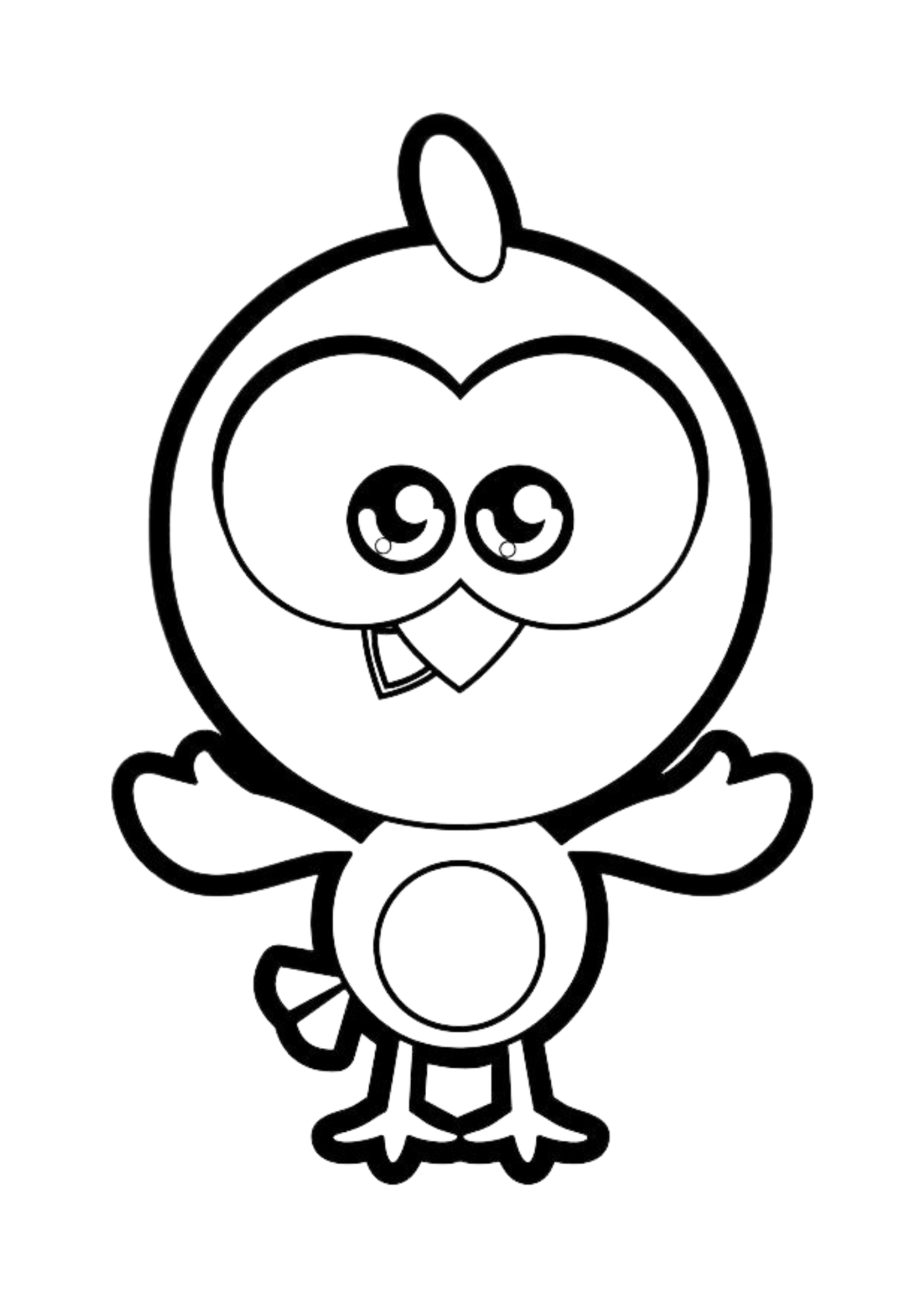 desenho galinha pintadinha para colorir