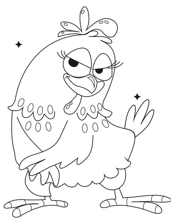 ideias de desenhos da galinha pintadinha para pintar