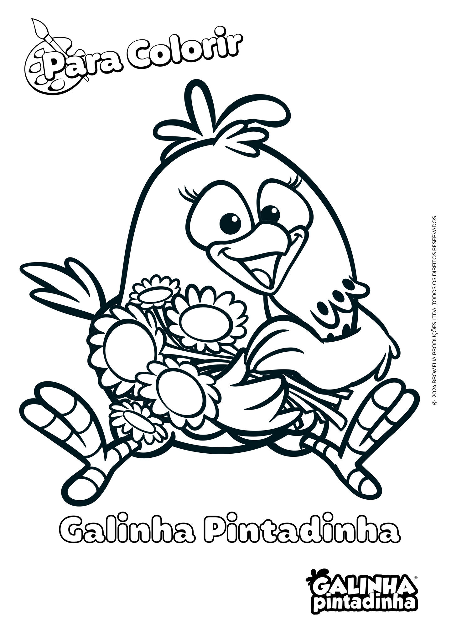 erros comuns ao colorir a galinha pintadinha