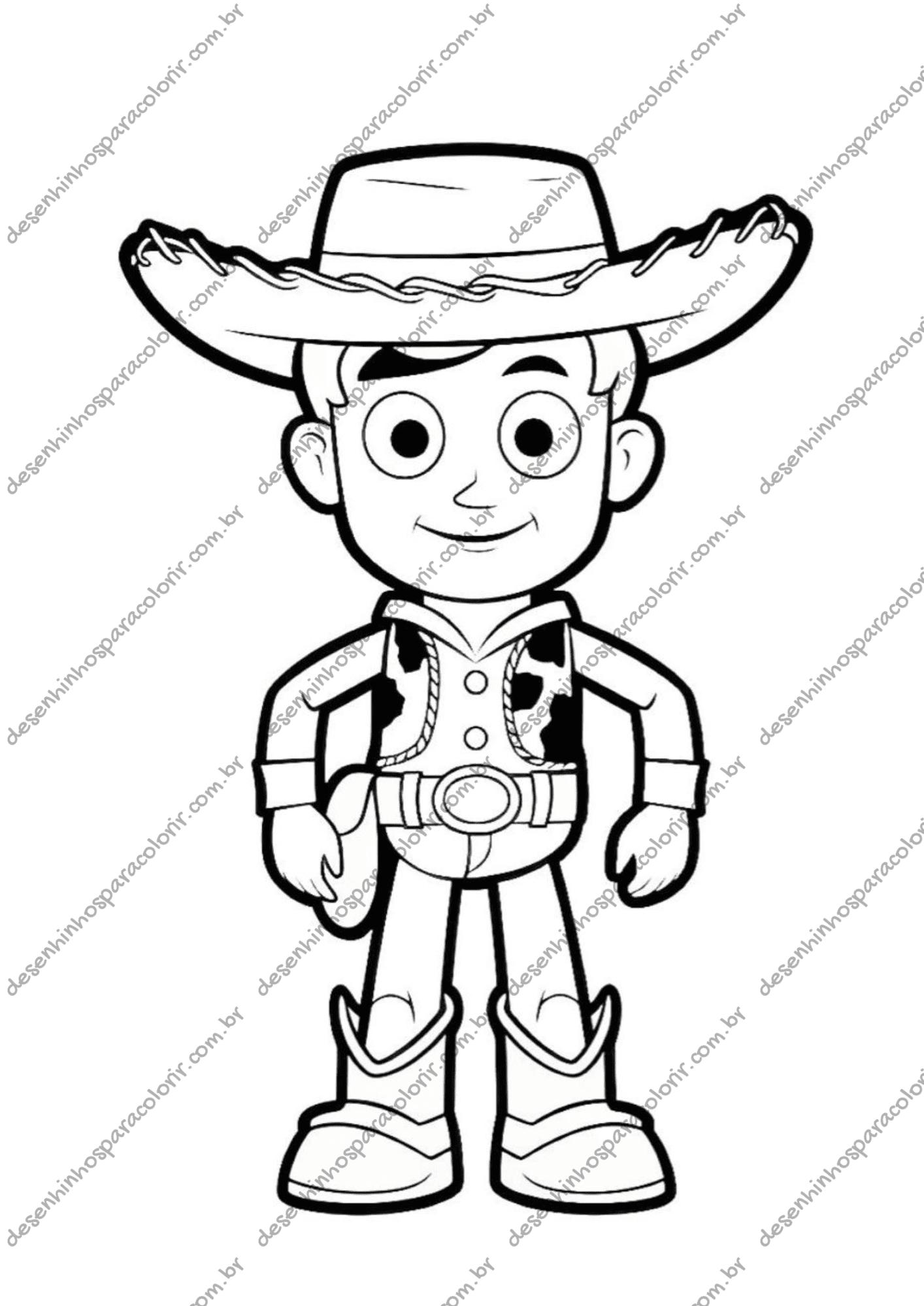 desenho para colorir menino