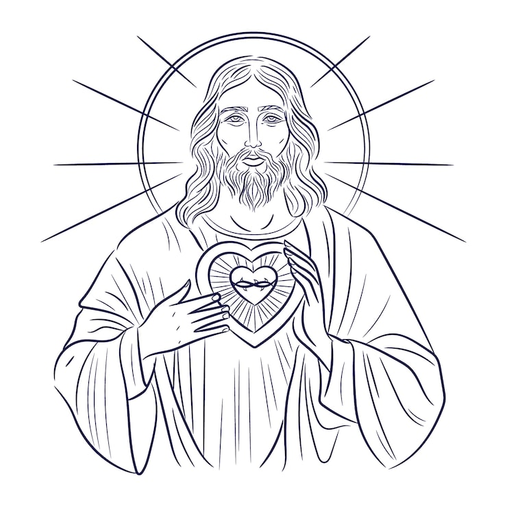 jesus para colorir e imprimir pdf