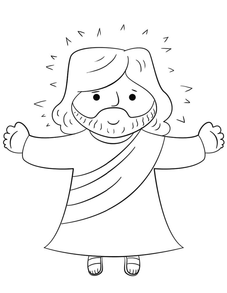 desenhos bíblicos de jesus para pintar
