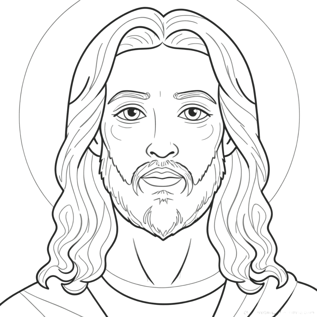 jesus menino para colorir