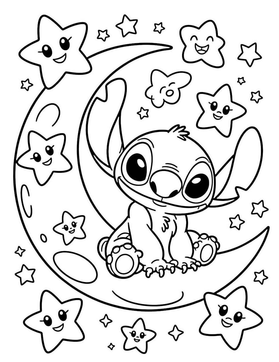 desenhos do stitch para colorir