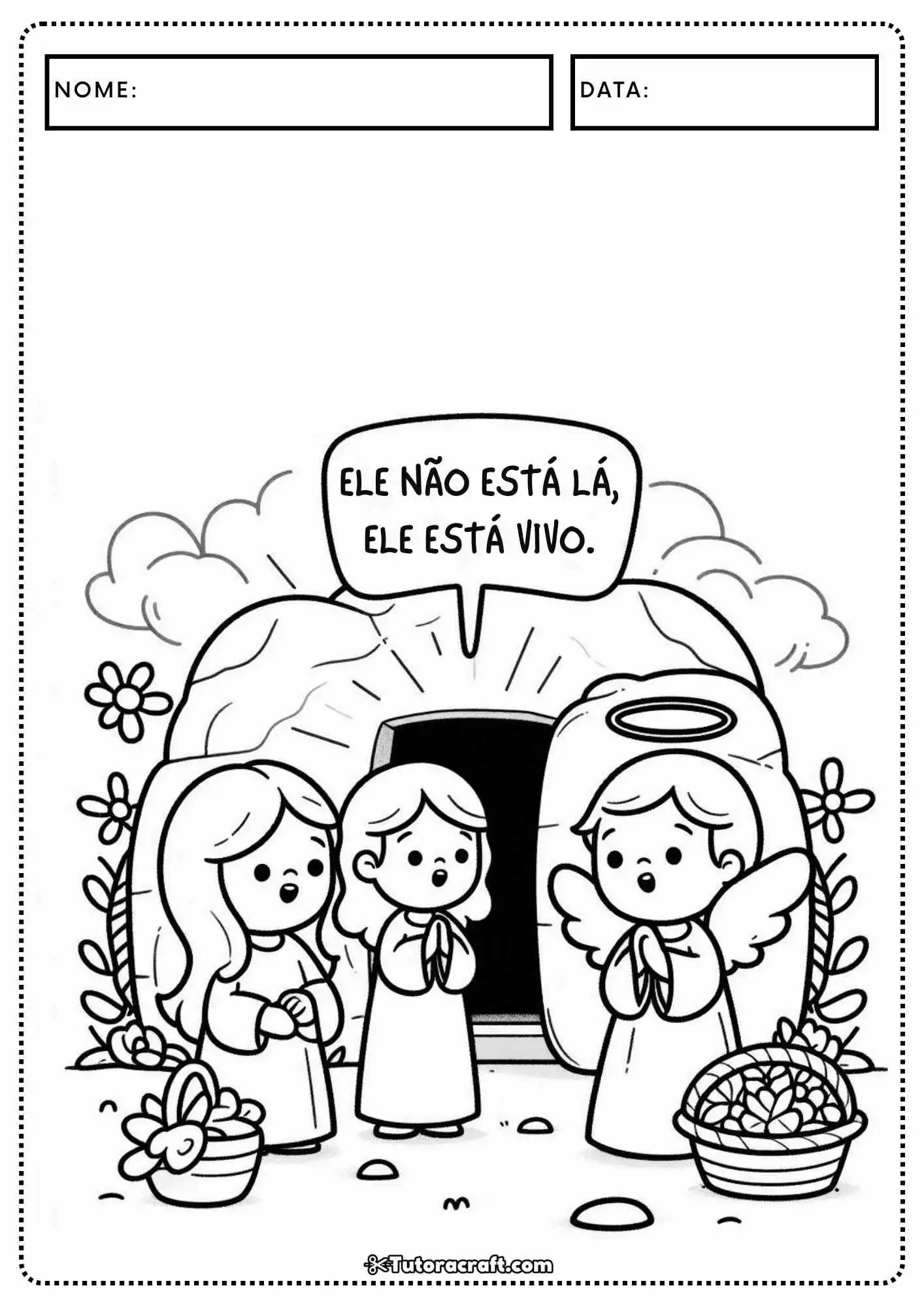 desenho de coelho da páscoa