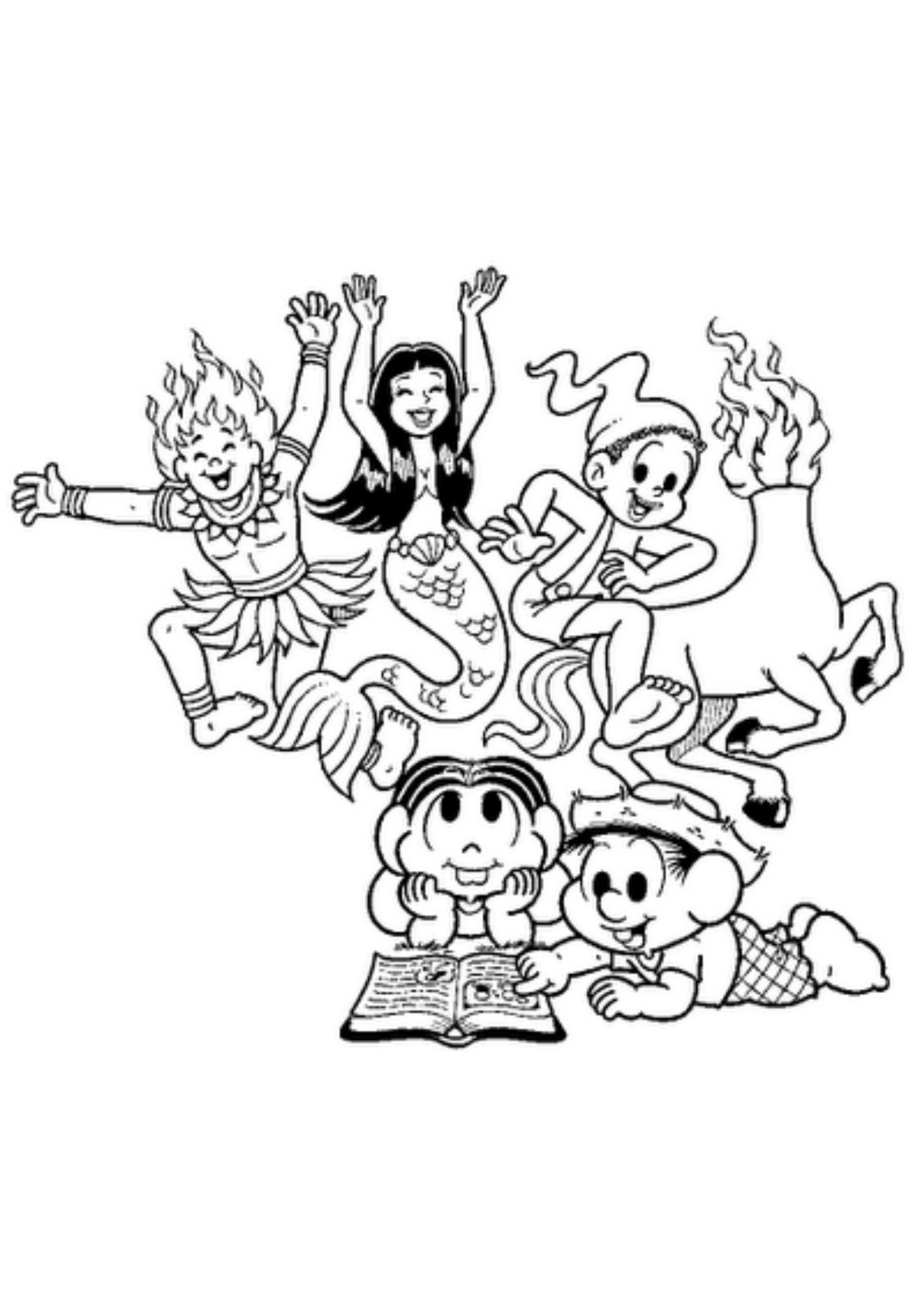 desenhos folclóricos brasileiros para imprimir