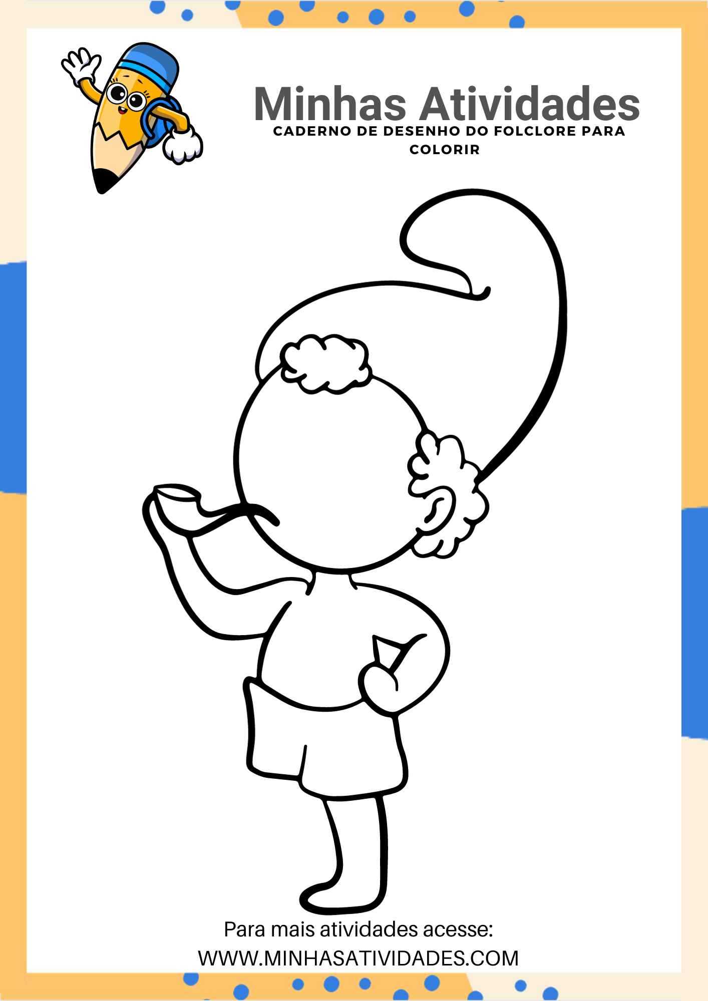 desenhos de povos originários para colorir