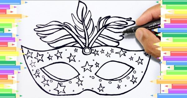 desenhos de carnaval fácil