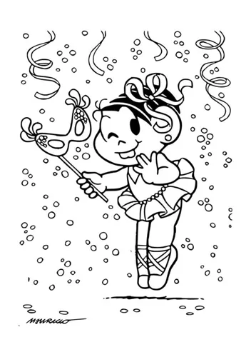 figuras de carnaval para pintar
