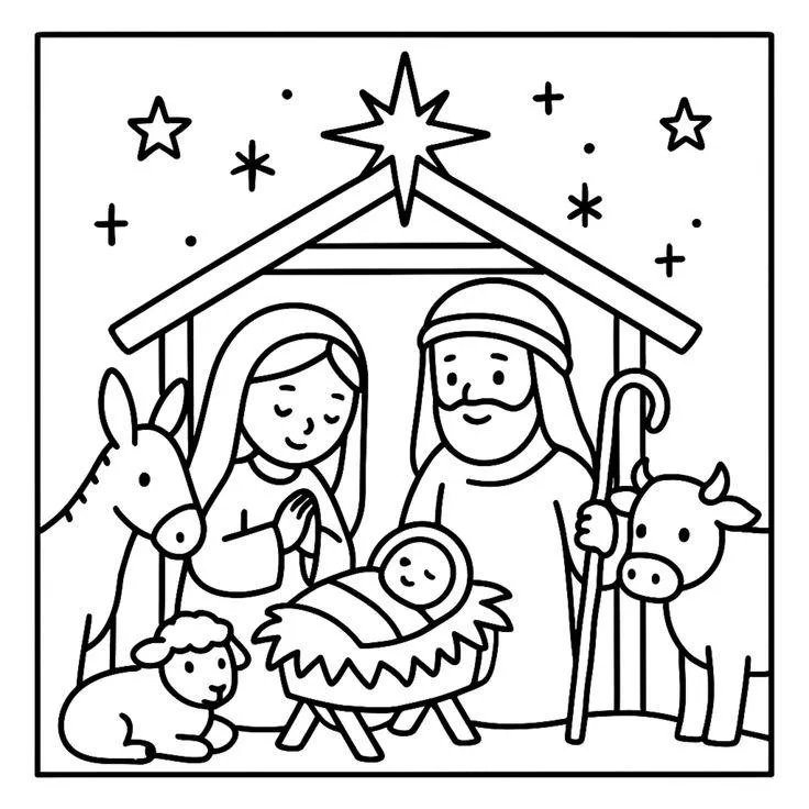 desenhos de jesus para colorir online