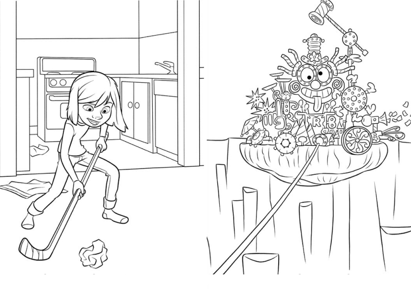 Bing Bong para colorir