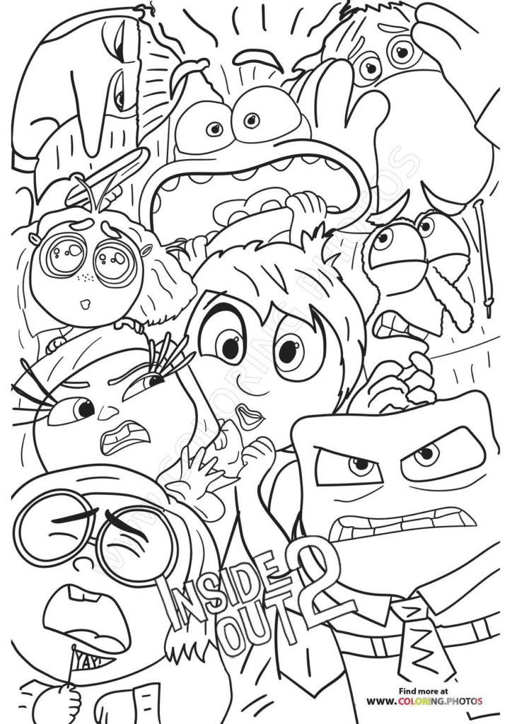 Bing Bong para colorir
