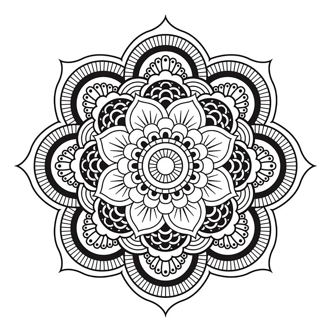 como evitar erros ao colorir mandalas