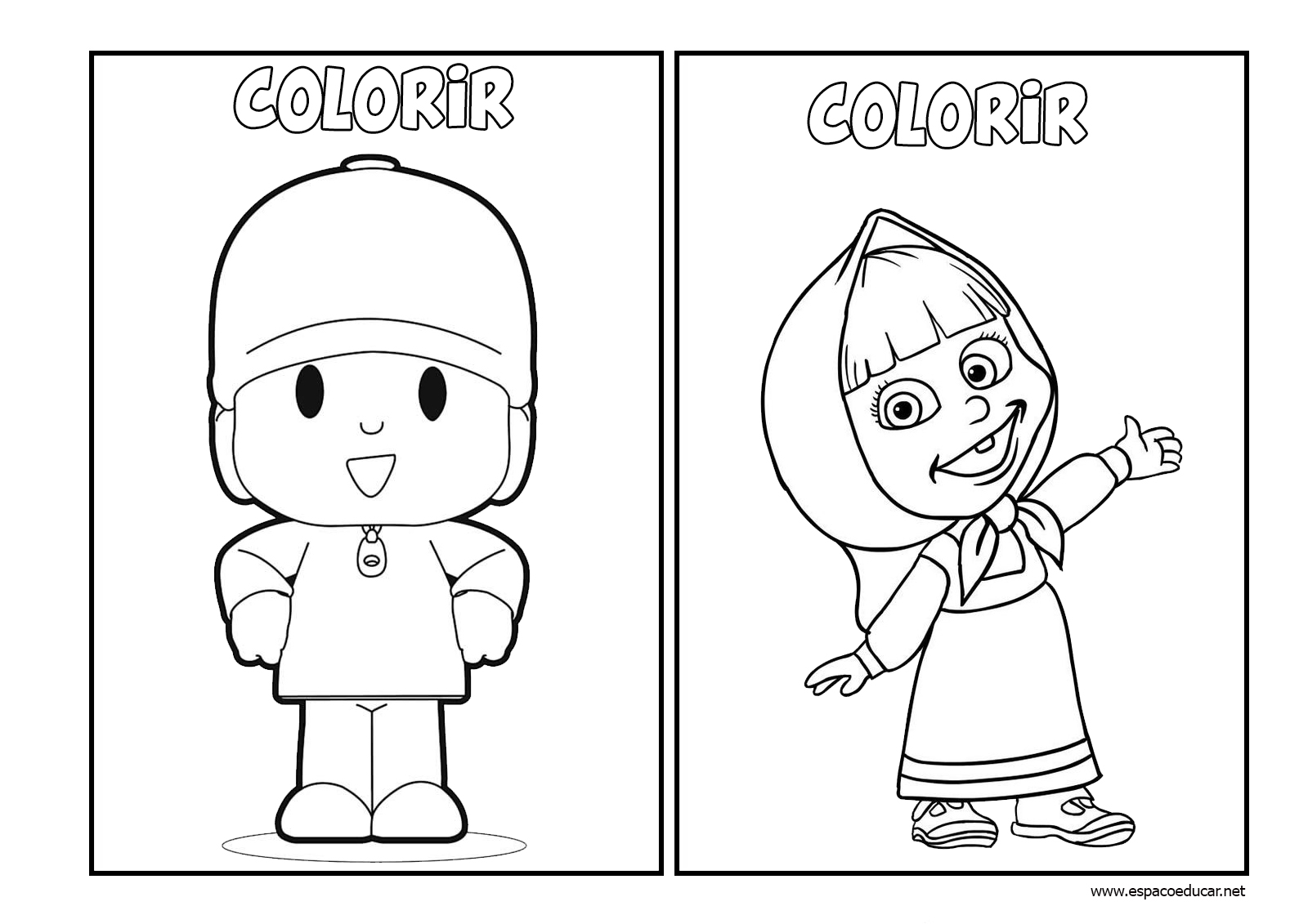 desenhos infantis para imprimir pdf meninos