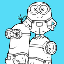 desenhos do bob minions para colorir