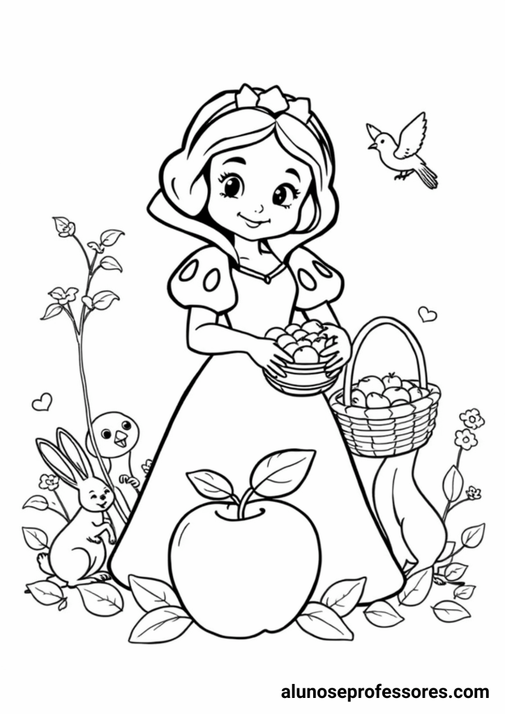 erros comuns ao colorir desenhos de princesas disney