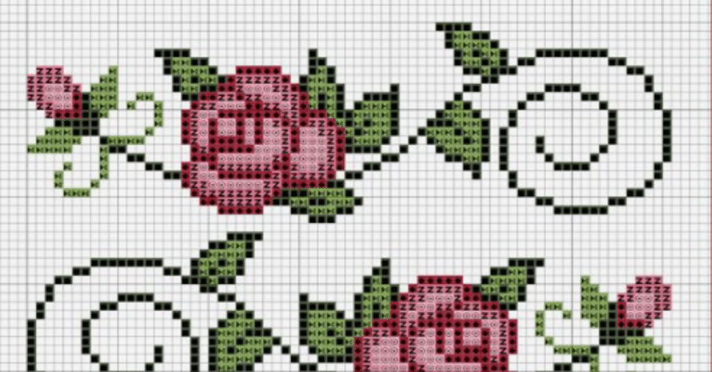 desenhos ponto cruz para panos de prato