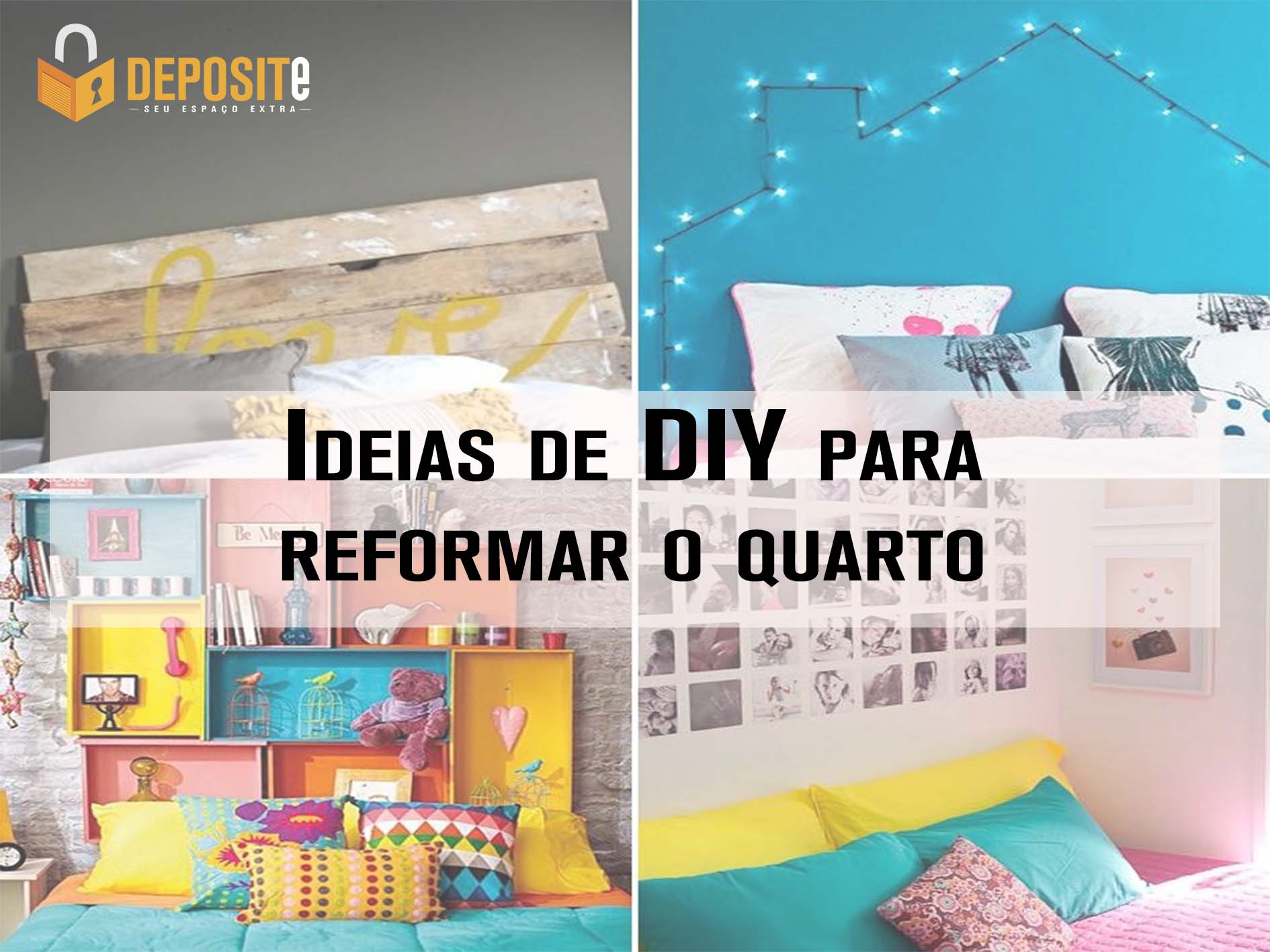 como decorar quarto diy com menos de 100 reais