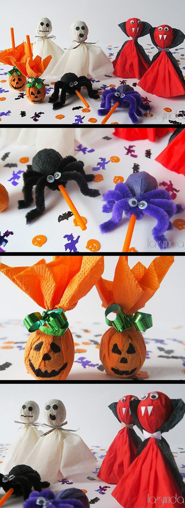 enfeite de halloween caseiro simples