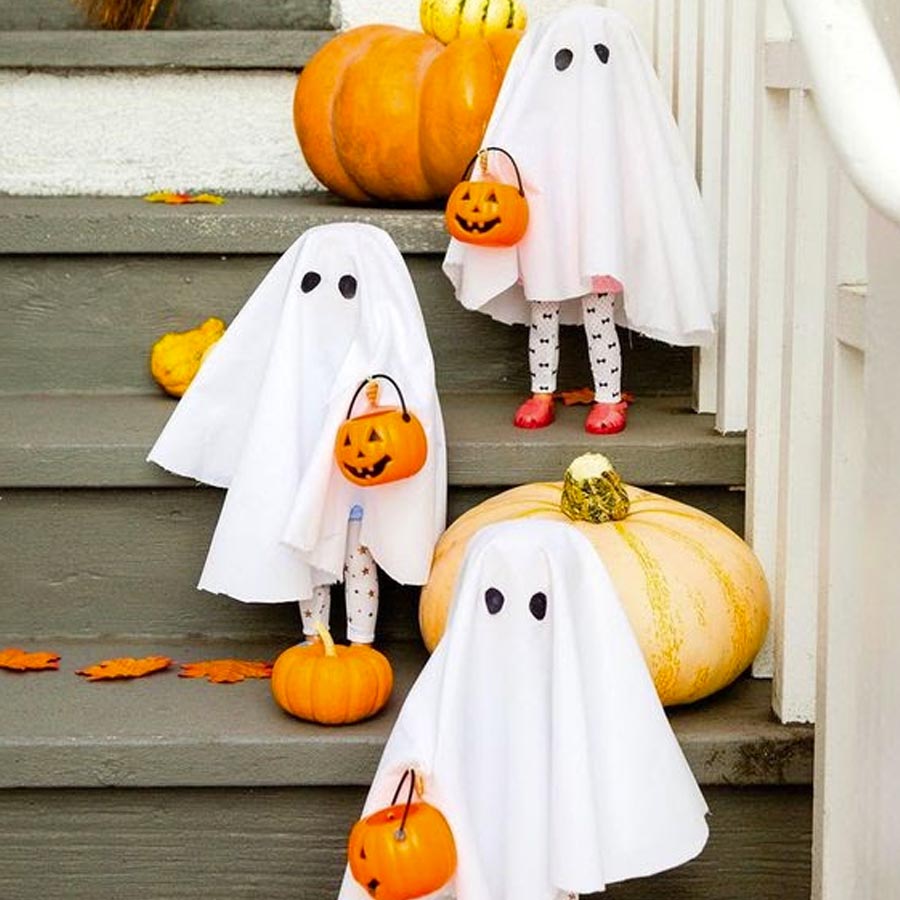 enfeite de halloween caseiro barato