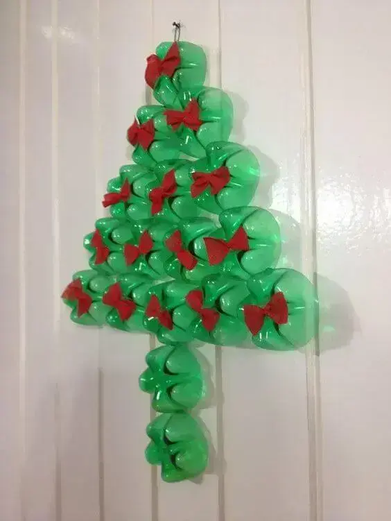 árvore de natal reciclada