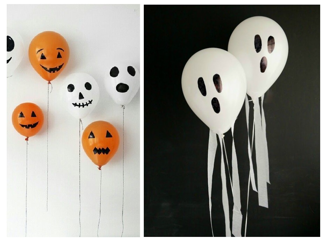 enfeites halloween gastando pouco