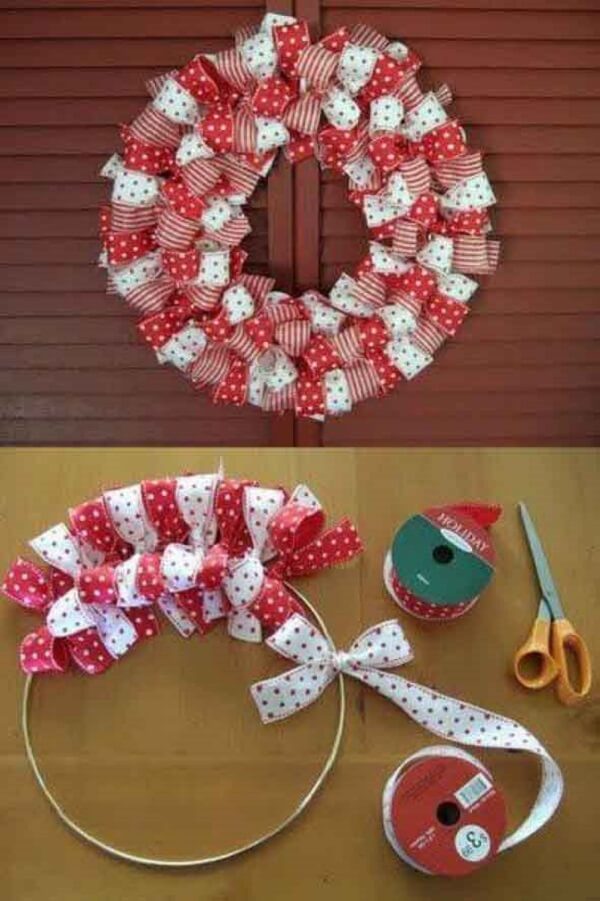 como evitar furos na porta com enfeites de natal
