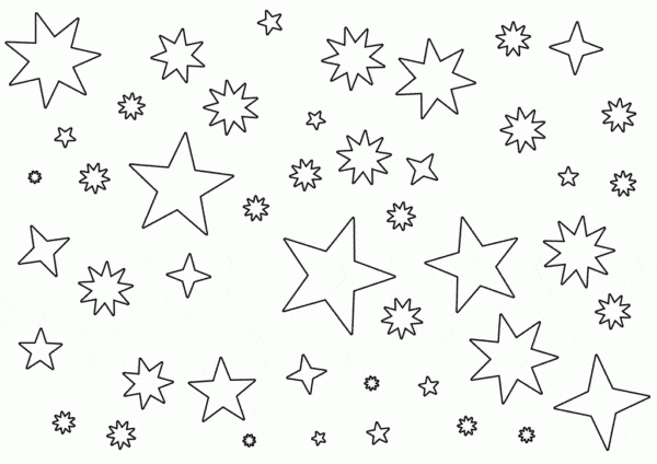 molde de estrela geométrica para imprimir