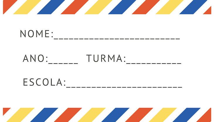 etiqueta para caderno personalizada