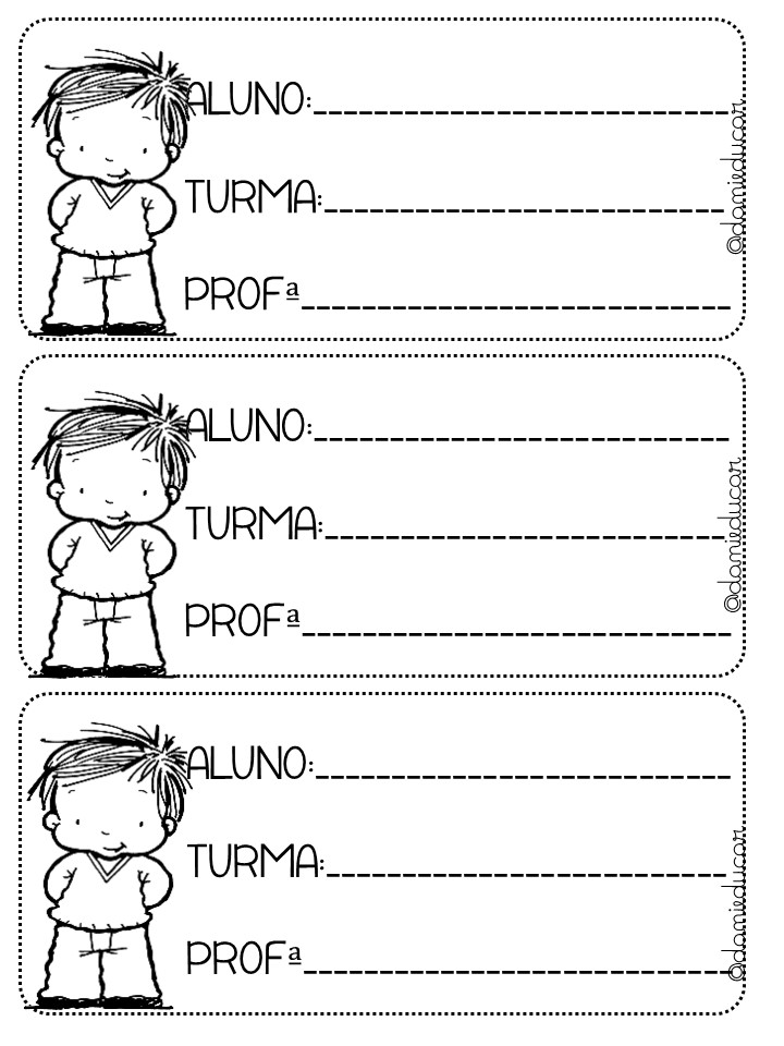 etiquetas para caderno em vinil para imprimir