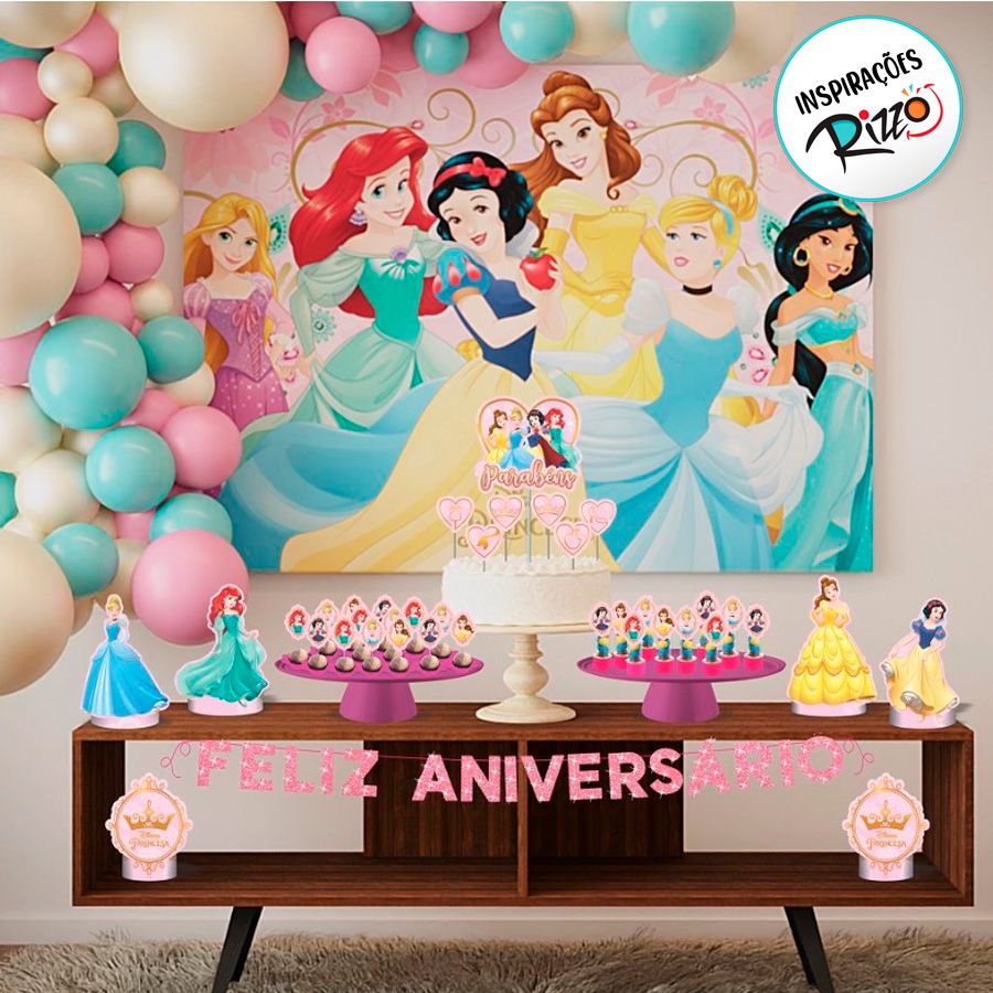 kit festa ursinha princesa pronto versus personalizado