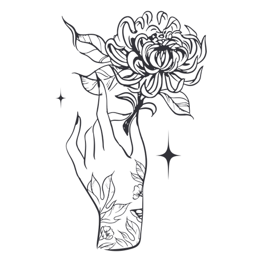 Guia Completo de Tatuagens Fineline de Flores na Mão