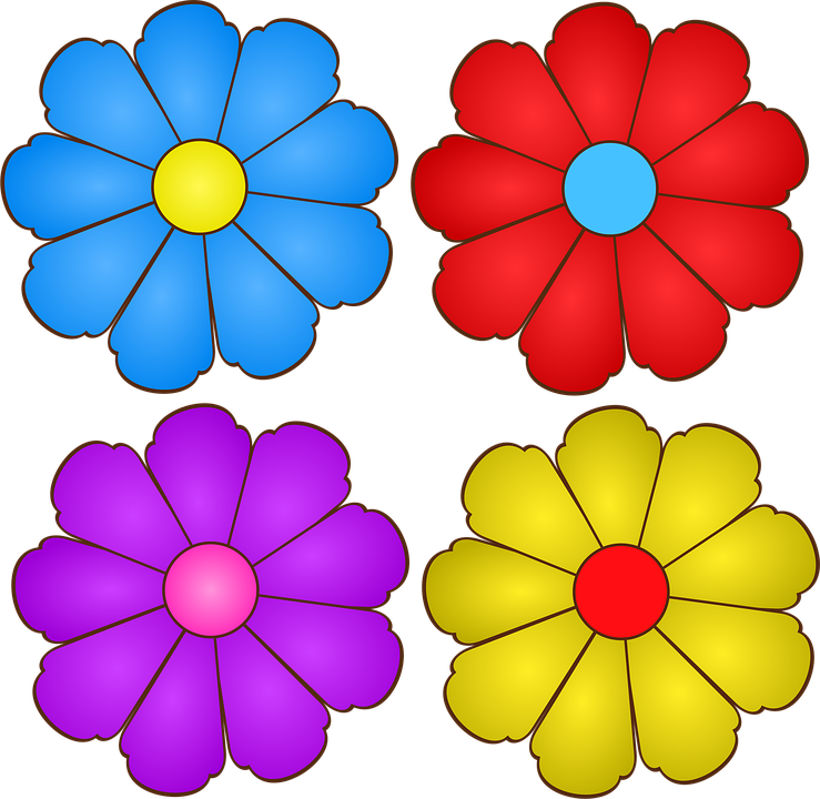 moldes de flores para imprimir e recortar