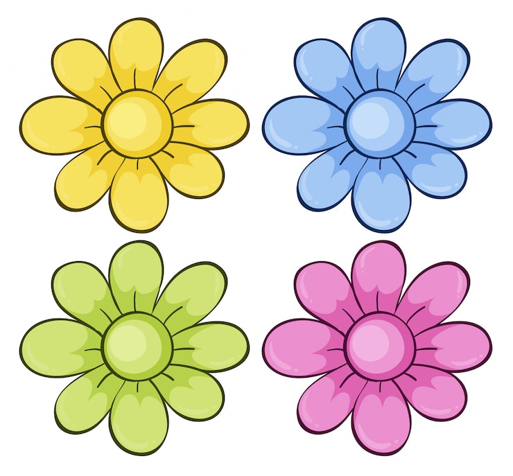 flores tropicais para recortar