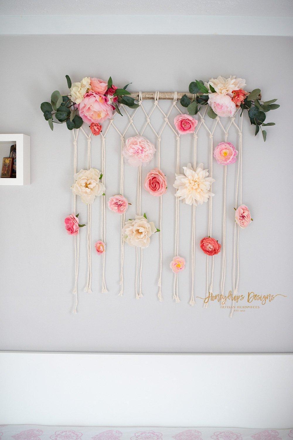flores de papel decoração