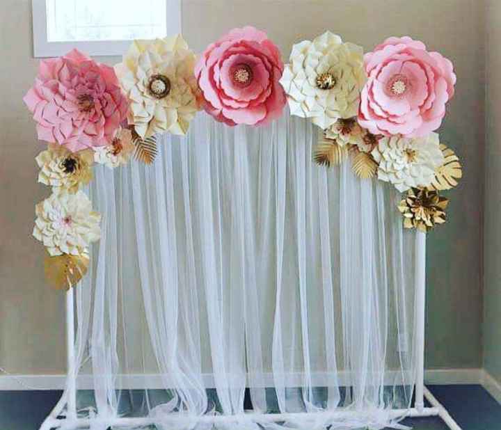 flores de papel decoração